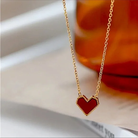❤️Red Heart Necklace - Picture 2 of 5